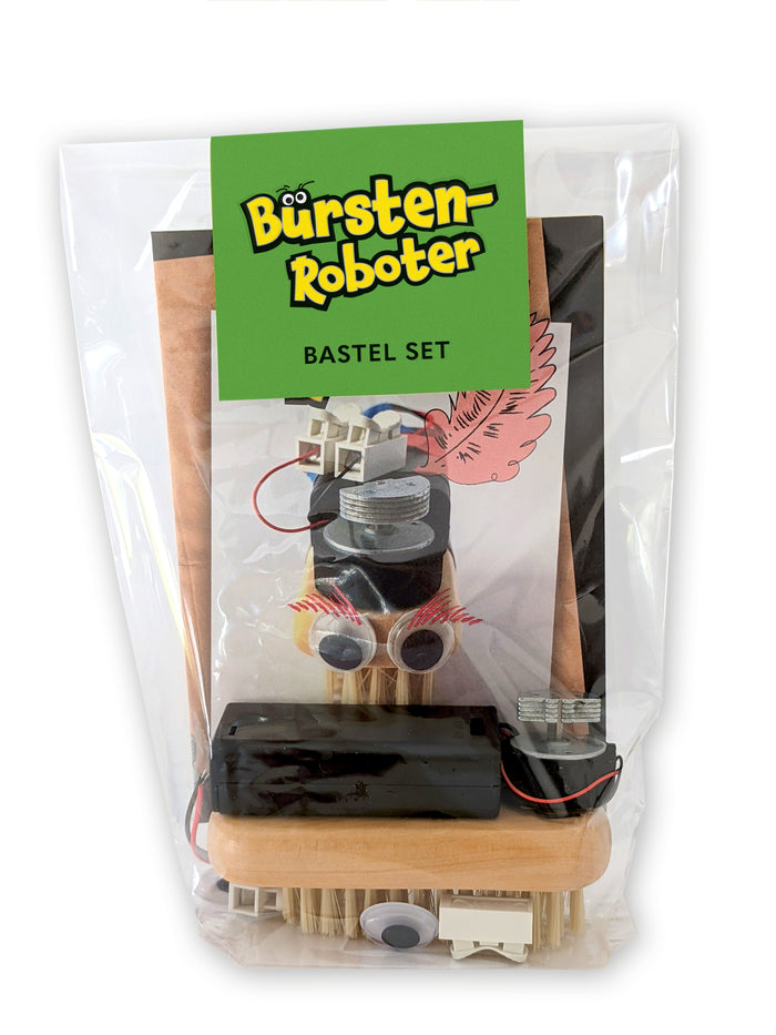 Bürsten-Roboter — Bastelset mit Vibrationsmotor