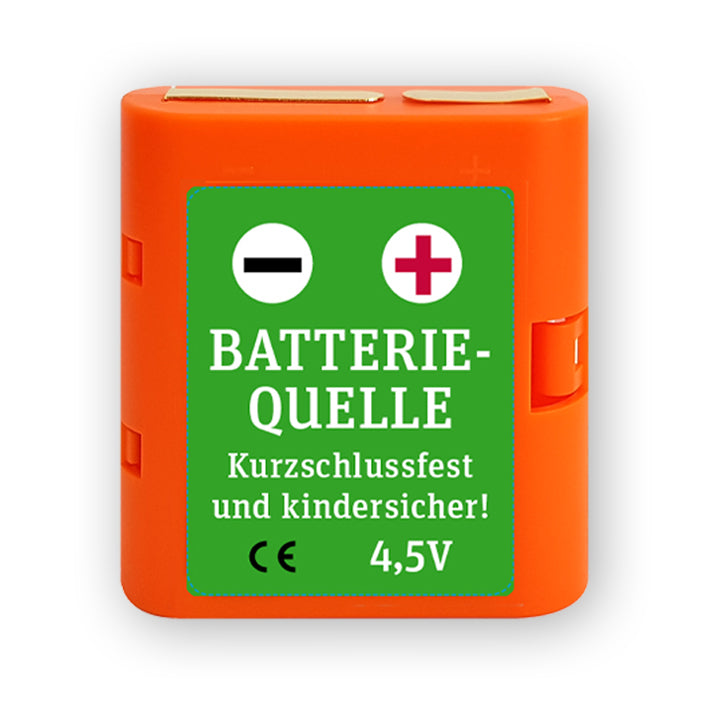 Batteriehalter 4,5 Volt — kurzschlussfest und kindersicher